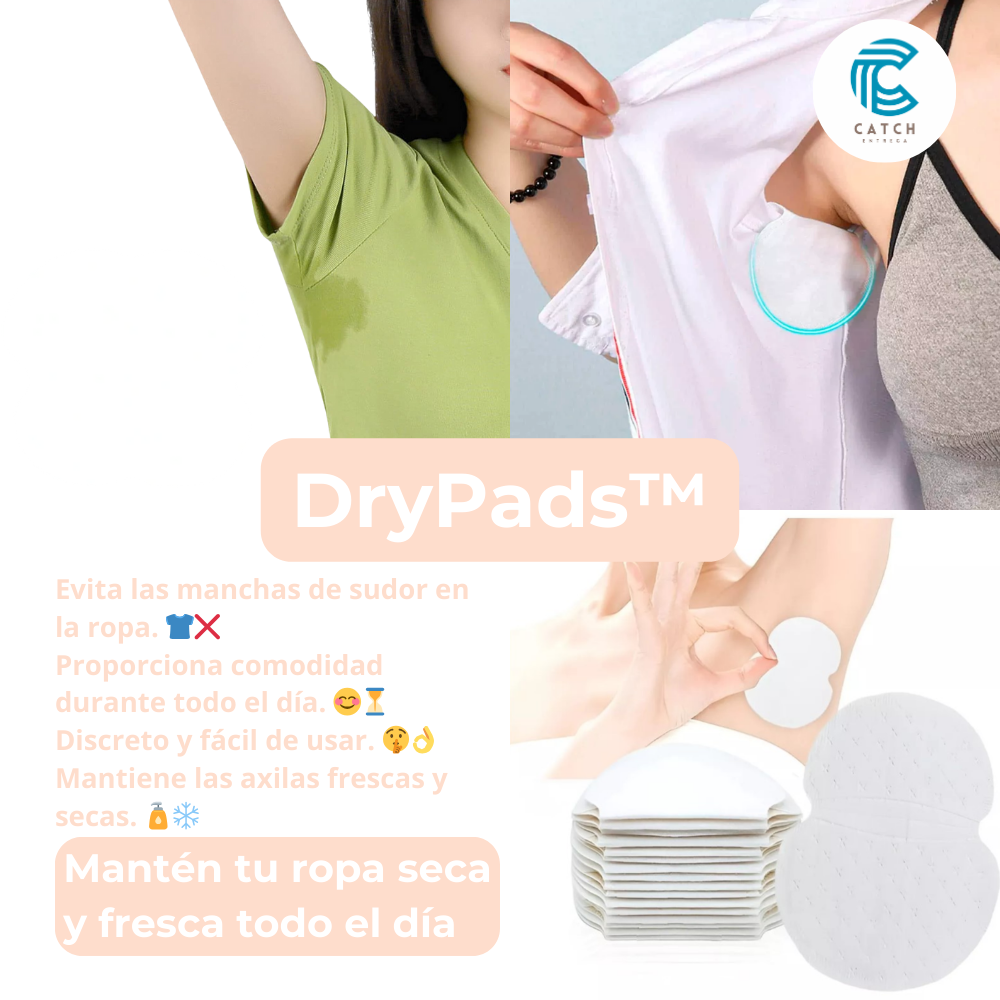 DryPads™-Almohadillas Absorbentes Sudor Axilas