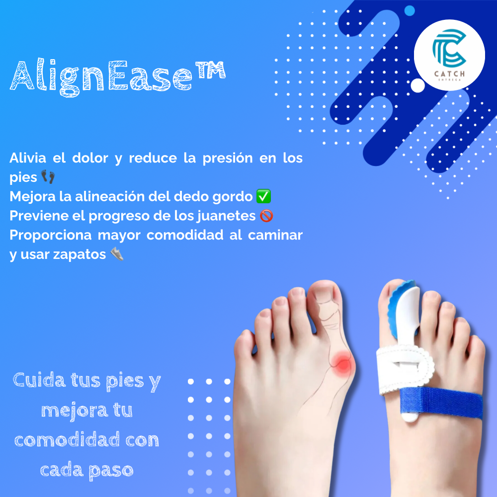 AlignEase™ -Corrector de juanetes ajustables