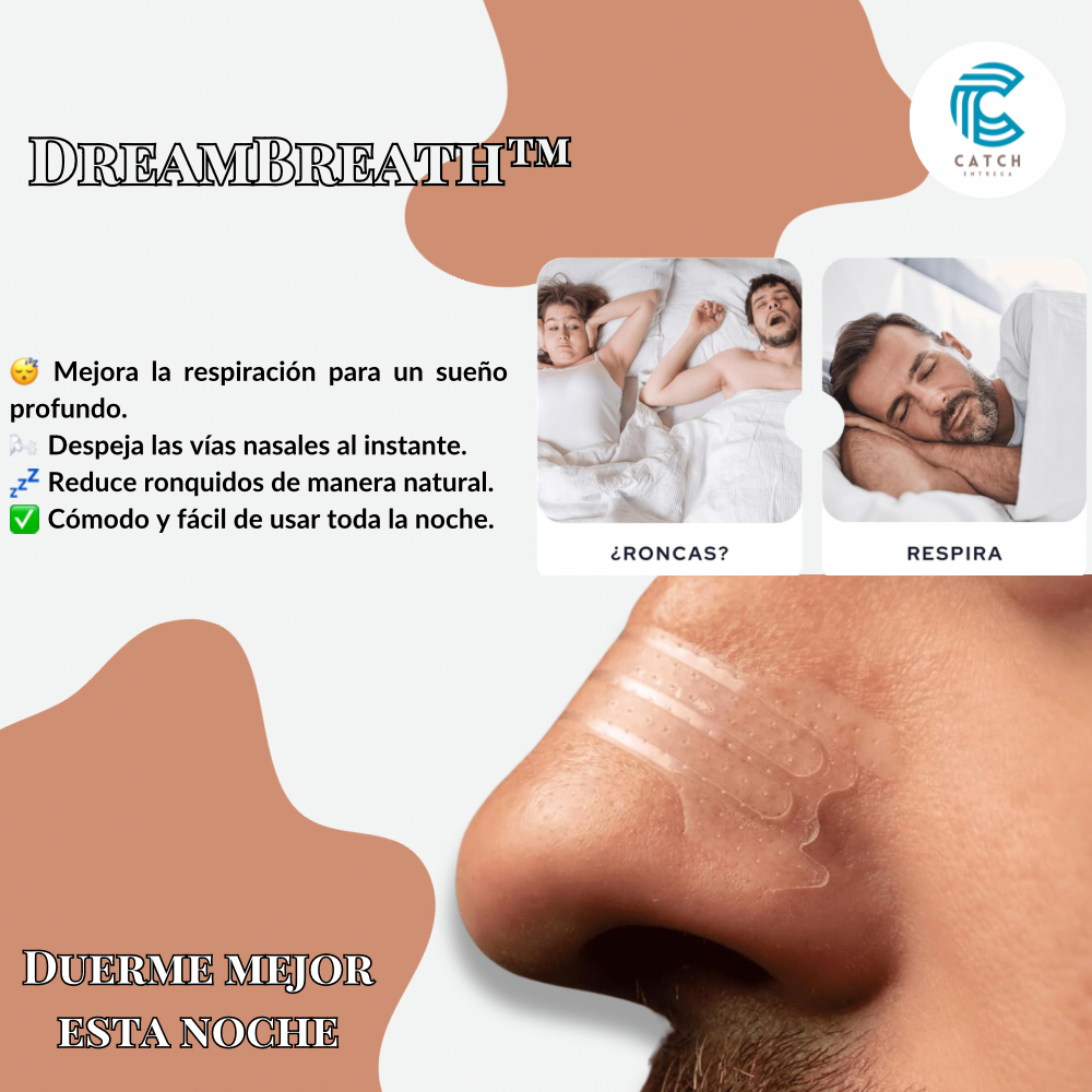 DreamBreath™-PARCHES NASALES MEJORA EL SUEÑO